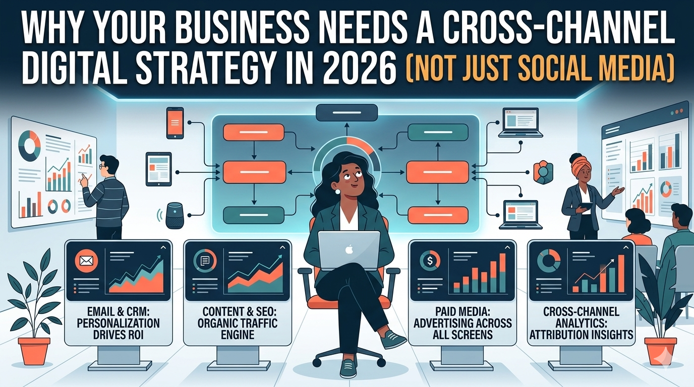 Why Your Business Needs a Cross-Channel Digital Strategy in 2026 (Not Just Social Media)