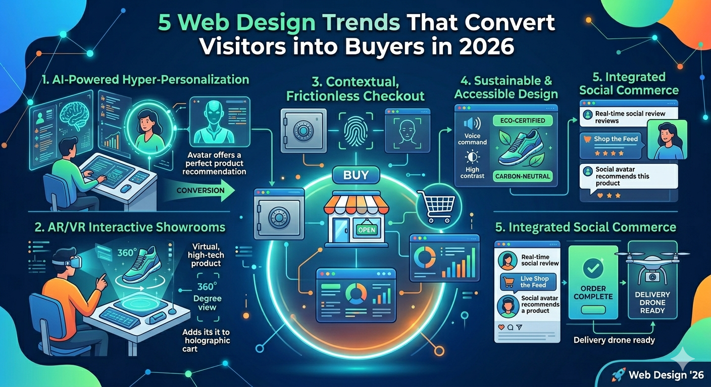 5 Web Design Trends That Convert Visitors into Buyers in 2026
